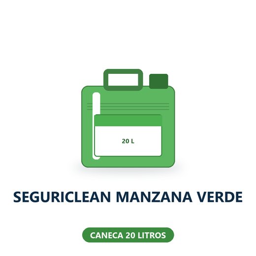 SEGURICLEAN MANZANA VERDE - CANECA 20 LITROS