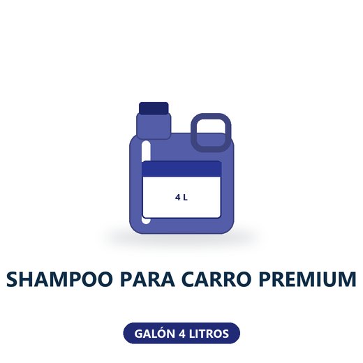 SHAMPOO PARA CARRO PREMIUM - GALÓN 4 LITROS