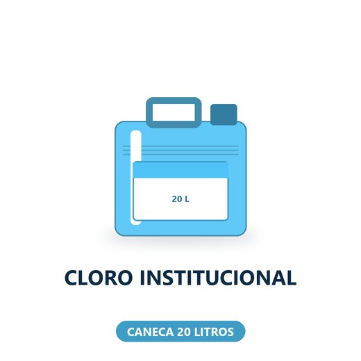 CLORO INSTITUCIONAL - CANECA 20 LITROS