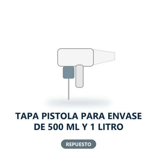 TAPA PISTOLA PARA ENVASE DE 500 ML Y 1 LITRO