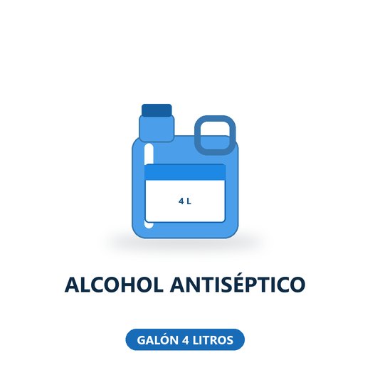 ALCOHOL ANTISÉPTICO - GALÓN 4 LITROS