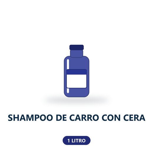 SHAMPOO DE CARRO CON CERA - 1 LITRO