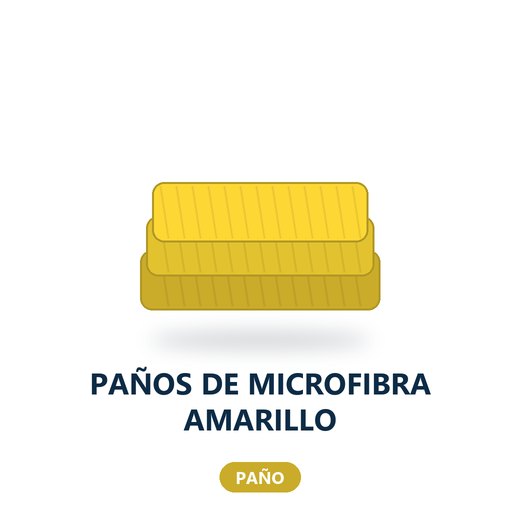 PAÑOS DE MICROFIBRA AMARILLO