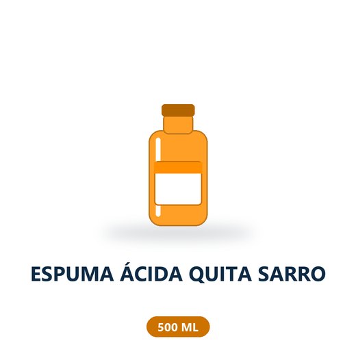 ESPUMA ÁCIDA QUITA SARRO - 500 ML