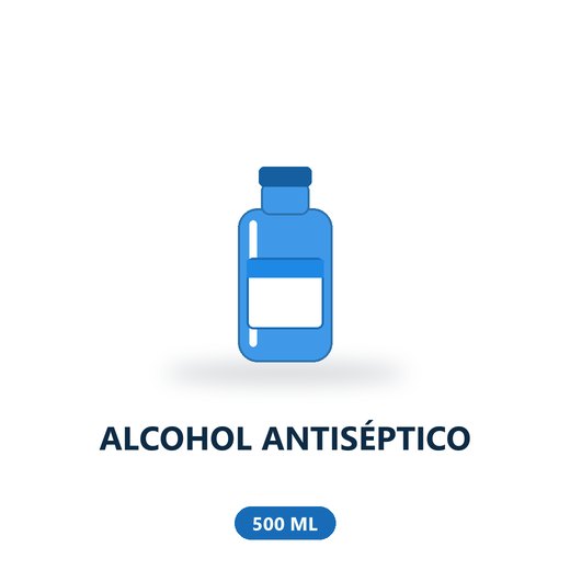 ALCOHOL ANTISÉPTICO - 500 ML