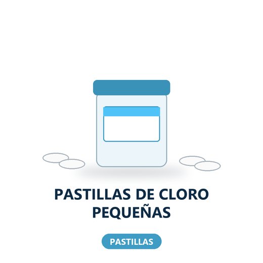 PASTILLAS DE CLORO PEQUEÑAS