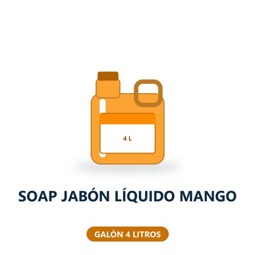 SOAP JABÓN LÍQUIDO MANGO - GALÓN 4 LITROS