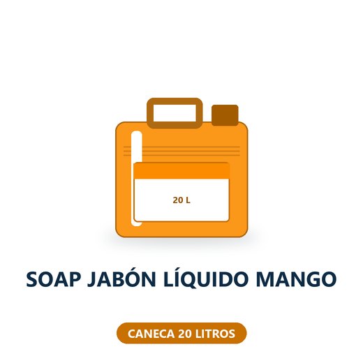 SOAP JABÓN LÍQUIDO MANGO - CANECA 20 LITROS