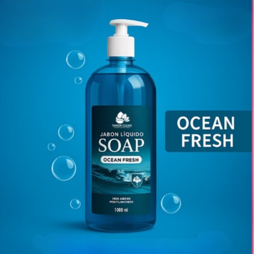 SOAP JABÓN LÍQUIDO OCEAN FRESH - 1 LITRO