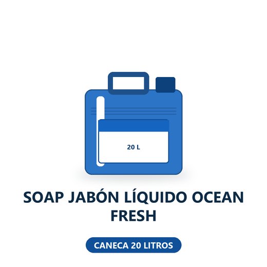SOAP JABÓN LÍQUIDO OCEAN FRESH - CANECA 20 LITROS