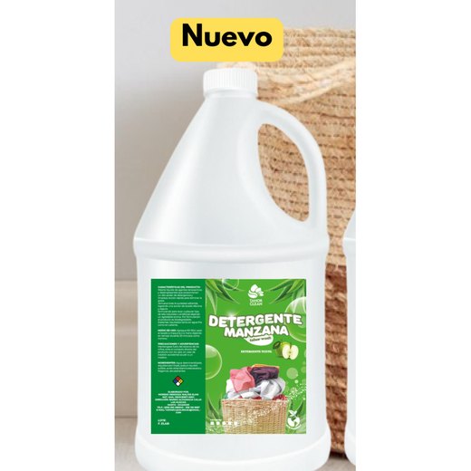 DETERGENTE TEXTIL MANZANA VERDE - GALÓN 4 LITROS