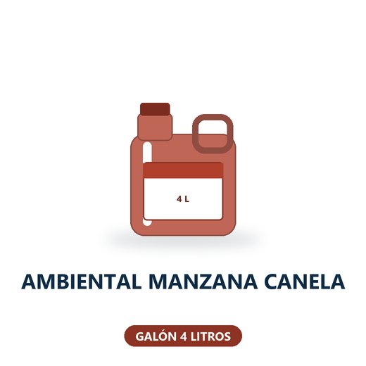 AMBIENTAL MANZANA CANELA - GALÓN 4 LITROS