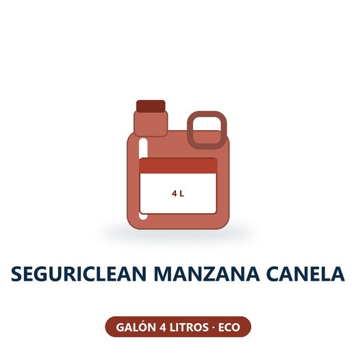 SEGURICLEAN MANZANA CANELA ECO - GALÓN 4 LITROS