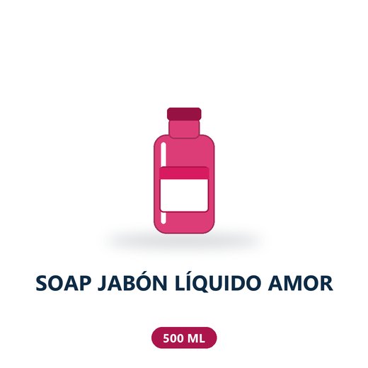 SOAP JABÓN LÍQUIDO AMOR - 500 ML