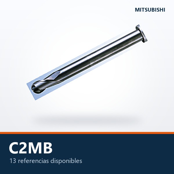 FRESA DE PUNTA BOLA DE CARBURO C2MB (2 FILOS)