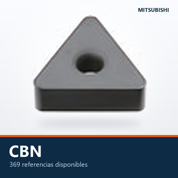 INSERTO CBN PARA ACERO ENDURECIDO (CNGA / DNGA / TNGA / VNGA)