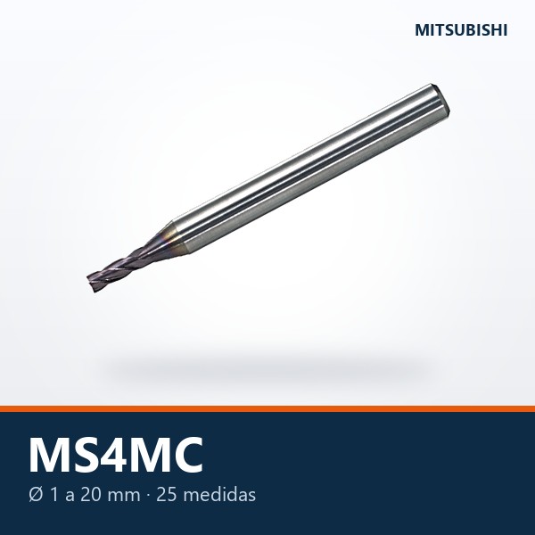FRESA DE CARBURO 4 FILOS MS4MC (MEDIANA)
