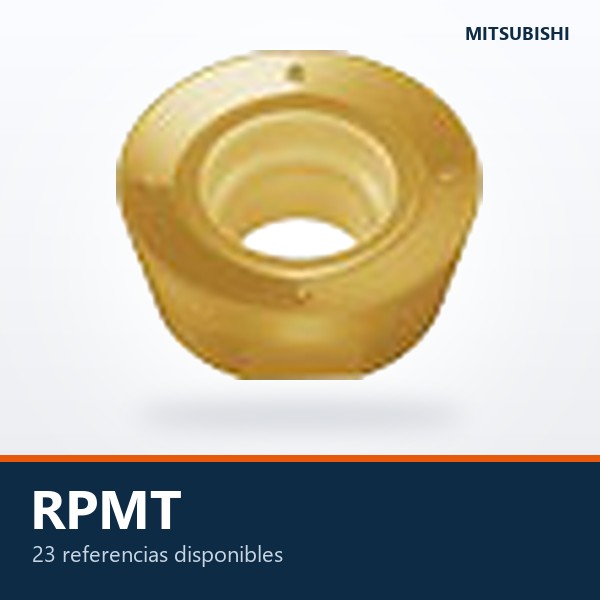 INSERTO DE FRESADO REDONDO RPMT / RDMW