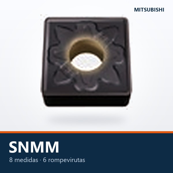 INSERTO DE TORNEADO SNMM (CUADRADO, DESBASTE PESADO)