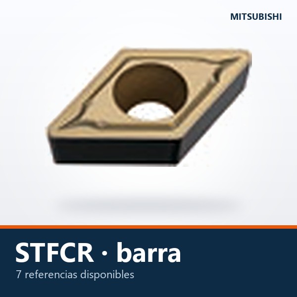 BARRA DE MANDRINAR DE ACERO S-STFCR (91°, PARA TCMT)