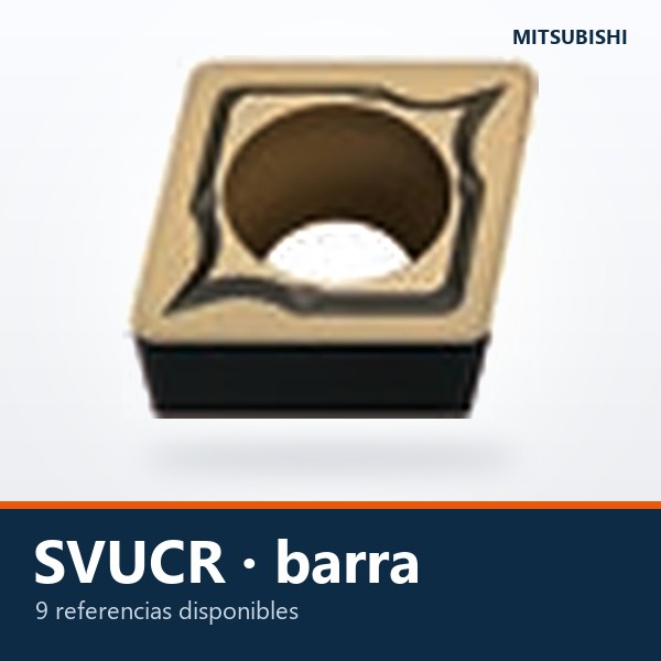 BARRA DE MANDRINAR DE ACERO S-SVQCR / S-SVUCR (PARA VCMT)