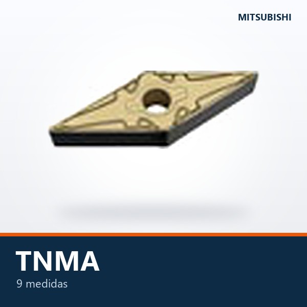 INSERTO DE TORNEADO TNMA (TRIANGULAR, SIN ROMPEVIRUTAS)