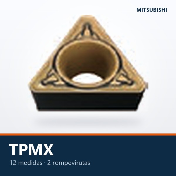INSERTO DE TORNEADO TPMR / TPMX / TPGX (TRIANGULAR 11°)
