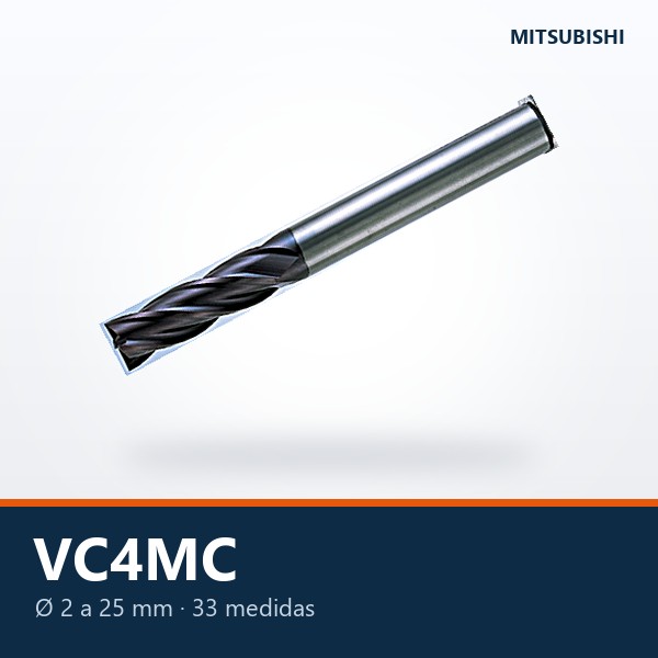 FRESA DE CARBURO 4 FILOS VC4MC (IMPACT MIRACLE)