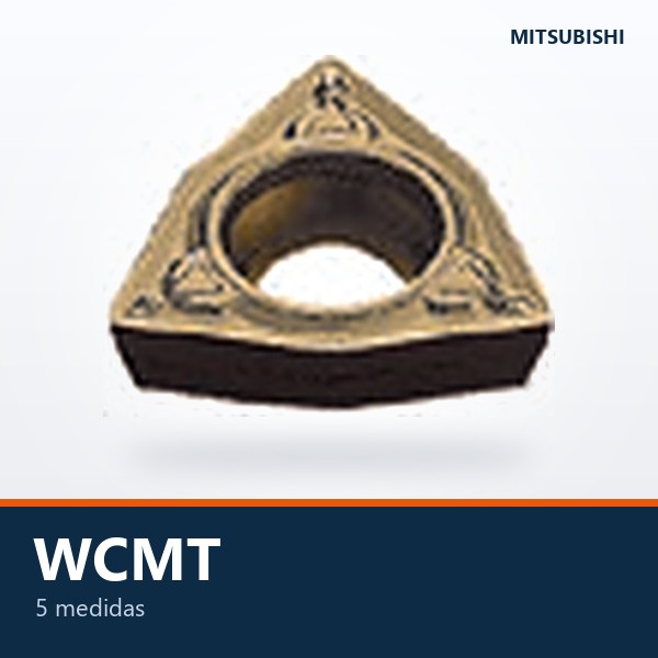 INSERTO DE TORNEADO WCMT (TRIGON 80°, POSITIVO)