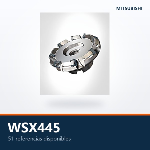 FRESA DE PLANEAR WSX445 (DOBLE CARA, 45°)