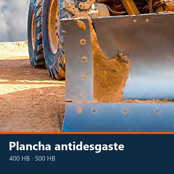 PLANCHA ANTIDESGASTE (ANTIABRASIVA) 400 Y 500 HB