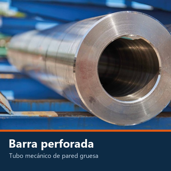 BARRA PERFORADA (TUBO MECÁNICO DE PARED GRUESA)