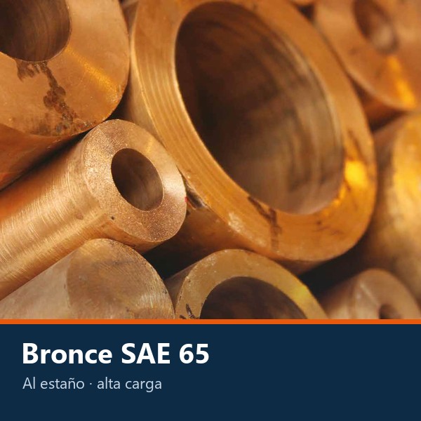BRONCE SAE 65 (AL ESTAÑO) REDONDO Y PERFORADO