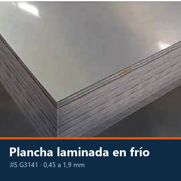 PLANCHA LAMINADA EN FRÍO (JIS G3141)