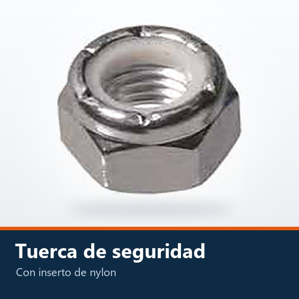 TUERCA DE SEGURIDAD CON NYLON