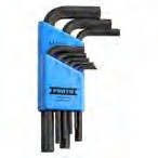 JGO.LLAVES ALLEN CORTA DE 1.5 a 10MM 9Pc. PROTO