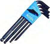 JGO.LLAVES ALLEN LARGA.T/BOLA 1.5 a 10MM 9PCS PROTO J4996