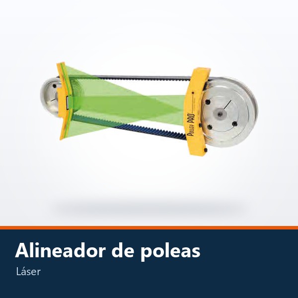 ALINEADOR LÁSER DE POLEAS Y RODILLOS