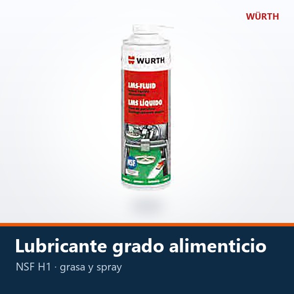 LUBRICANTE Y GRASA DE GRADO ALIMENTICIO (NSF H1)