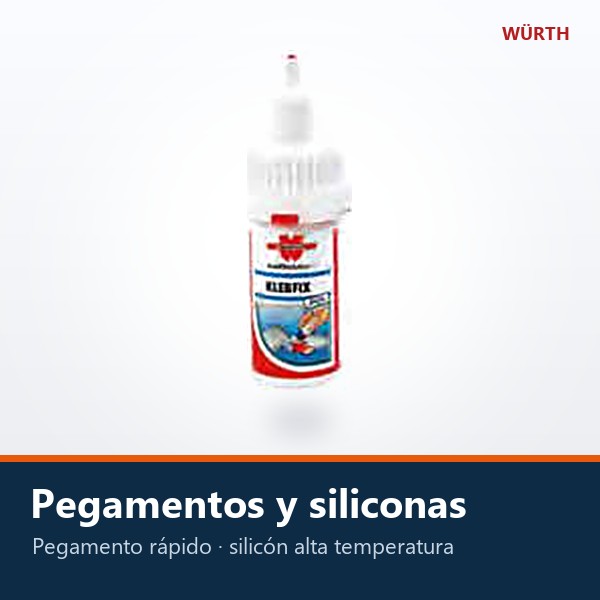PEGAMENTO RÁPIDO Y SILICÓN DE ALTA TEMPERATURA