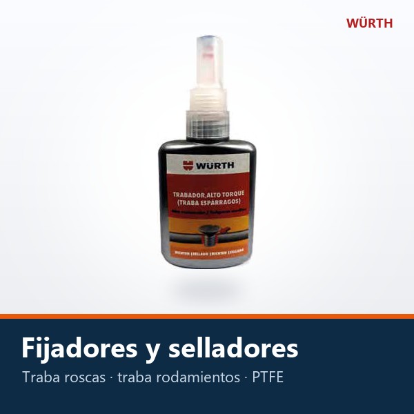 FIJADOR DE TORNILLOS, TRABA RODAMIENTOS Y SELLADOR DE ROSCAS