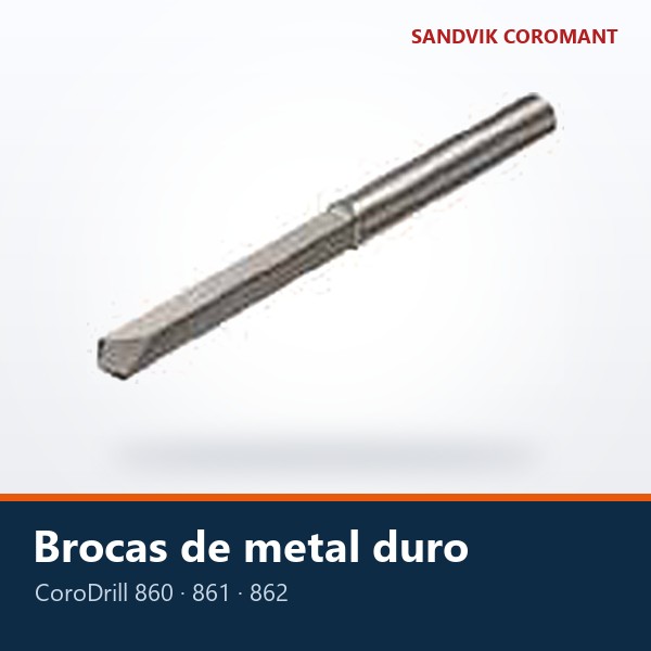 BROCAS DE METAL DURO INTEGRAL (CORODRILL 860 / 861 / 862)