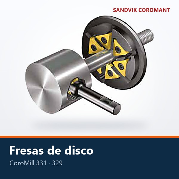 FRESAS DE DISCO Y DE RANURAR COROMILL 331 Y 329