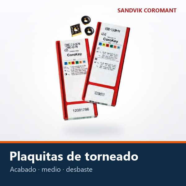 PLAQUITAS (INSERTOS) DE TORNEADO