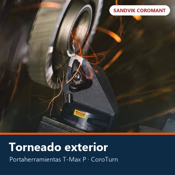 PORTAHERRAMIENTAS DE TORNEADO EXTERIOR (T-MAX P / COROTURN 107)