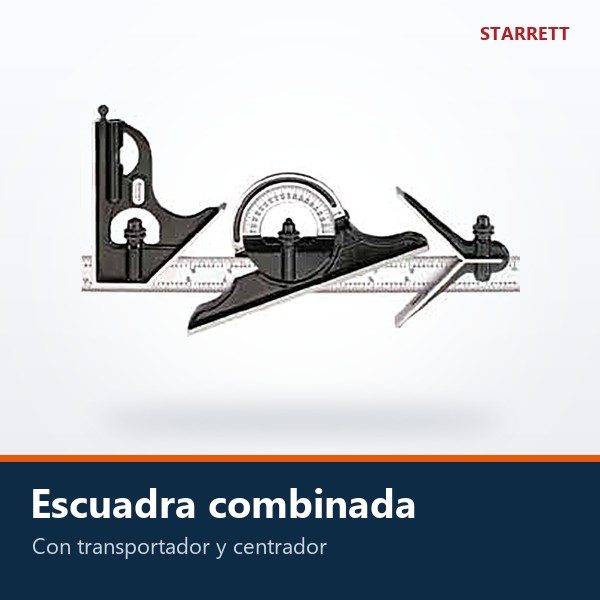 ESCUADRA COMBINADA (JUEGO CON TRANSPORTADOR Y CENTRADOR)