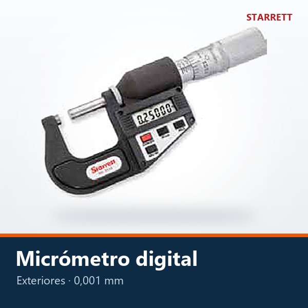 MICRÓMETRO DIGITAL DE EXTERIORES