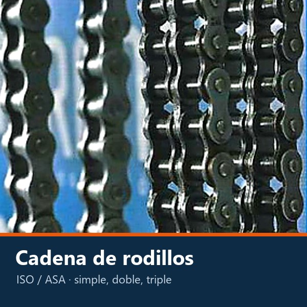 CADENA DE RODILLOS ISO / ASA