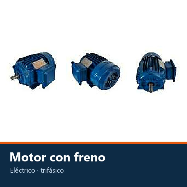 MOTOR ELÉCTRICO CON FRENO