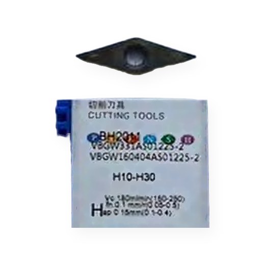 INSERTO CBN VBGW160404AS01225-2 BH2011 ZCC-CT ( RADIO 0.4MM.) BORO CUBICO